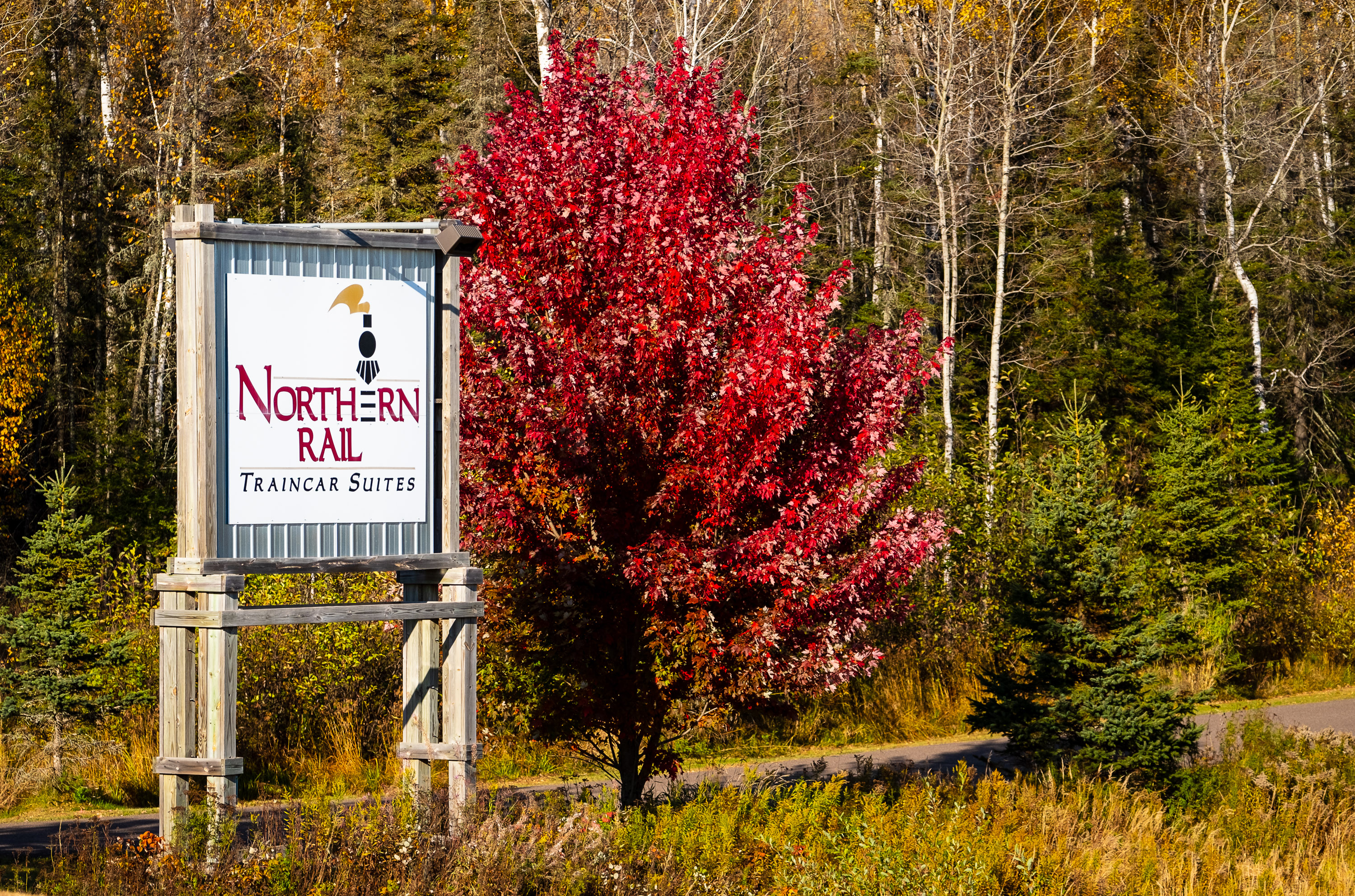 Northern Rail Traincar Inn Sign